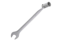 Ключ рожково-накидной Intertool 15 мм шарнирный (XT-1415)