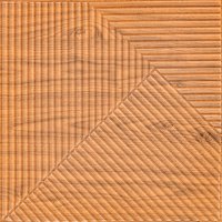 Самоклеюча декоративна 3D панель Бамбук Дерево Золото 500х500х5мм SW-00002885