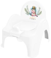 Горщик-стілець дитячий з музикою WILD&FREE UNICORN white green