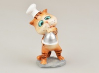 Фігурка декоративна «Кіт - кухар» 10 см