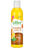 ​Глубоко увлажняющее массажное масло для тело «Гавайское – Орех кукуи» * Alba Botanica (США) *