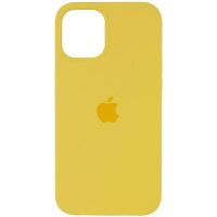 Чохол Silicone Case (AA) Для Apple iPhone 12 Pro / 12 (6.1«») (Жовтий / Pollen) - купити в SmartEra.ua