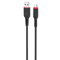 Кабель зарядки телефону, планшета Hoco X59 Victory USB to MicroUSB (1m) Чорний - купити в SmartEra.ua