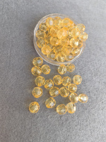 Акриловые гранёные бусины/ 10 мм / 10 грам / 20 шт/ оранжевый