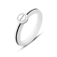 Серебряное кольцо CatalogSilver с керамикой, вес изделия 2,2 гр (2162834) 16.5 размер