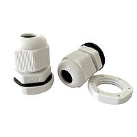 TENCE PG9 Кабельні гланди  IP54  гермоввод для щитка з контргайкою та гумовою прокладкою