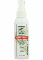 ​Антисептический дезодорирующий спрей для ног с маслами чайного дерева, эвкалипта, лаванды и мяты Tea Tree Therapy (США)