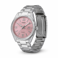 Жіночий годинник Casio LTP-1302DD-4A1 — Класична модель з рожевим циферблатом та мінеральним склом