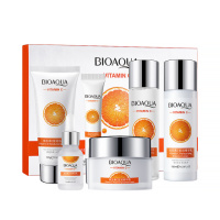 Набор по уходу за лицом увлажняющий Bioaqua Vitamin C Set 6 в 1