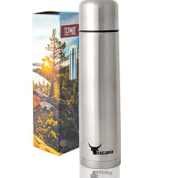 Термос питьевой Snt Cosmo 8090-3 1000 мл серебристый