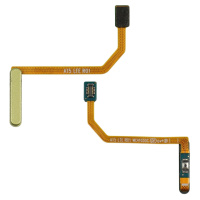 Шлейф для Samsung A156 Galaxy A15 с жёлтым сканером отпечатка пальца