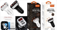 АЗУ 2USB 2400mAh REDDAX RDX-105 для IPHONE 5G/5S DIGITAL VOLTAJ DEDECTION WHITE/GOLD