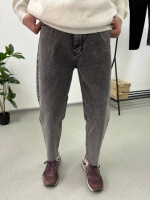 Чоловічі джинси МОМ (cірий)