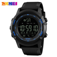 Чоловічий спортивний годинник Skmei 1321BU Blue Bluetooth з крокоміром та захистом 5 ATM