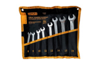 Набор ключей рожково-накидных Сила 8-19мм в чехле DIN3113 (8шт) (201934)