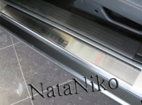 Защитные накладки на пороги DODGE NITRO c-2007г.