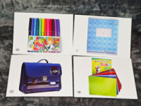 Все для школи. Міні картки односторонні. 27 шт.  8*12 см.