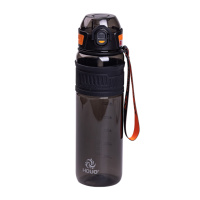 Пляшка для води спортивна Houo 1 л з фліп кришкою, чорний