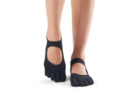 Шкарпетки для йоги ToeSox Full Toe Bellarina Grip Black S (36-38.5)