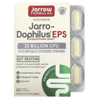 Пробіотики, 25 млрд КУО, Jarro-Dophilus EPS, Jarrow Formulas, 60 вегетаріанських капсул