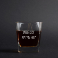 Стакан для виски «WHISKEY АРГУМЕНТ», Крафтовая коробка