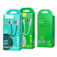 Кабель USB Hoco U42 Exquisite Steel Lightning 2.4A 1.2m