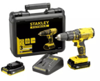Акумуляторний ударний дриль-шуруповерт Stanley FATMAX FMC626D2K, + 2 Акб 18В + зарядний пристрій + кейс