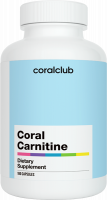 Корал Карнитин способствует поддержанию веса в норме 180 капсул США