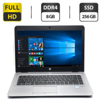 Ноутбук HP EliteBook 840 G3 / 14« (1920x1080) TN / Intel Core i5-6300U (2 (4) ядра по 2.4 - 3.0 GHz) / 8 GB DDR4 / 256 GB SSD / Intel HD Graphics...