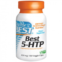 5-HTP (Гидрокситриптофан), 100мг, Doctor's Best, 180 капсул