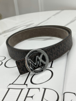 Ремінь унісекс Michael Kors коричневий срібло