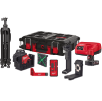 Нівелір лазерний 3D акумуляторний MILWAUKEE, M12 3PLKIT-401P (360 градусів, зелений промінь)