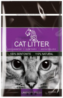 Бентонитовый наполнитель TIGER PET Cat Litter с ароматом лаванды 5л/4кг