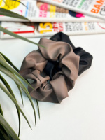 Шкіряна резинка для волосся оптом Чорний