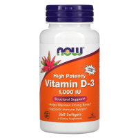 Вітамін D3 1000IU, Now Foods, 360 желатинових капсул