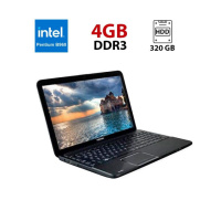 Ноутбук Б-класс Toshiba Satellite C80-12SR / 15.6« (1366x768) TN / Intel Pentium B960 (2 ядра по 2.2 GHz) / 4 GB DDR3 / 320 GB HDD / Intel HD...