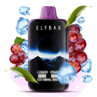 Elf Bar Moon Night 40000. Виноград (Grape Ice)