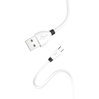 Кабель Hoco X27 USB to MicroUSB 1.2m white