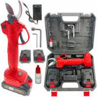 Акумуляторний секатор Midori 24V MJ-137 : з АКБ 2 шт-24V 2.0 Аh+ЗП