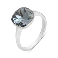 Серебряное кольцо CatalogSilver с фианитами, вес изделия 3,15 гр (2146148) 18 размер