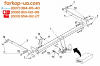 Тягово-сцепное устройство (фаркоп) Mazda CX-3 (2015-...)