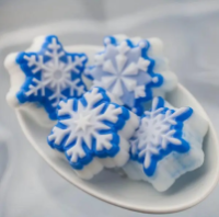 Сувенирное мыло Снежинки-мини