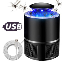 Лампа пастка знищувач комарів комах Nova Mosquito Killer Lamp Black