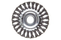 Щетка дисковая Intertool 125 мм плетеная (BT-7125)