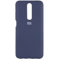 Чохол для Xiaomi Redmi K30 / Poco X2 - Silicone Cover Full Protective (AA) (Синій / Dark Blue) - купити в SmartEra.ua