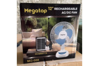 Портативний вентилятор акумуляторний з сонячною батареєю Megatop (MG008)