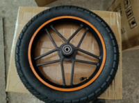 Переднее колесо 14« електросамоката Kugoo Kukirin C1 Pro Тип 2