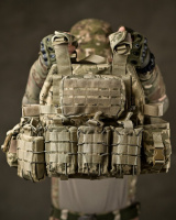 Тактична плитоноска з чотирма точками швидкого скидання Asdag піксель ТТ2615