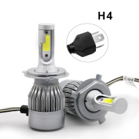 Cветодиодные лампы для авто H4 C6 LED Headlight 36W 3800LM лед лампы ближнего/дальнего света DC8-48V (ST)