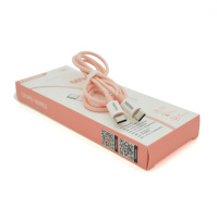 Кабель iKAKU KSC-723 GAOFEI PD20W smart fast charging cable (Type-C to Type-C), Pink, длина 1м, BOX